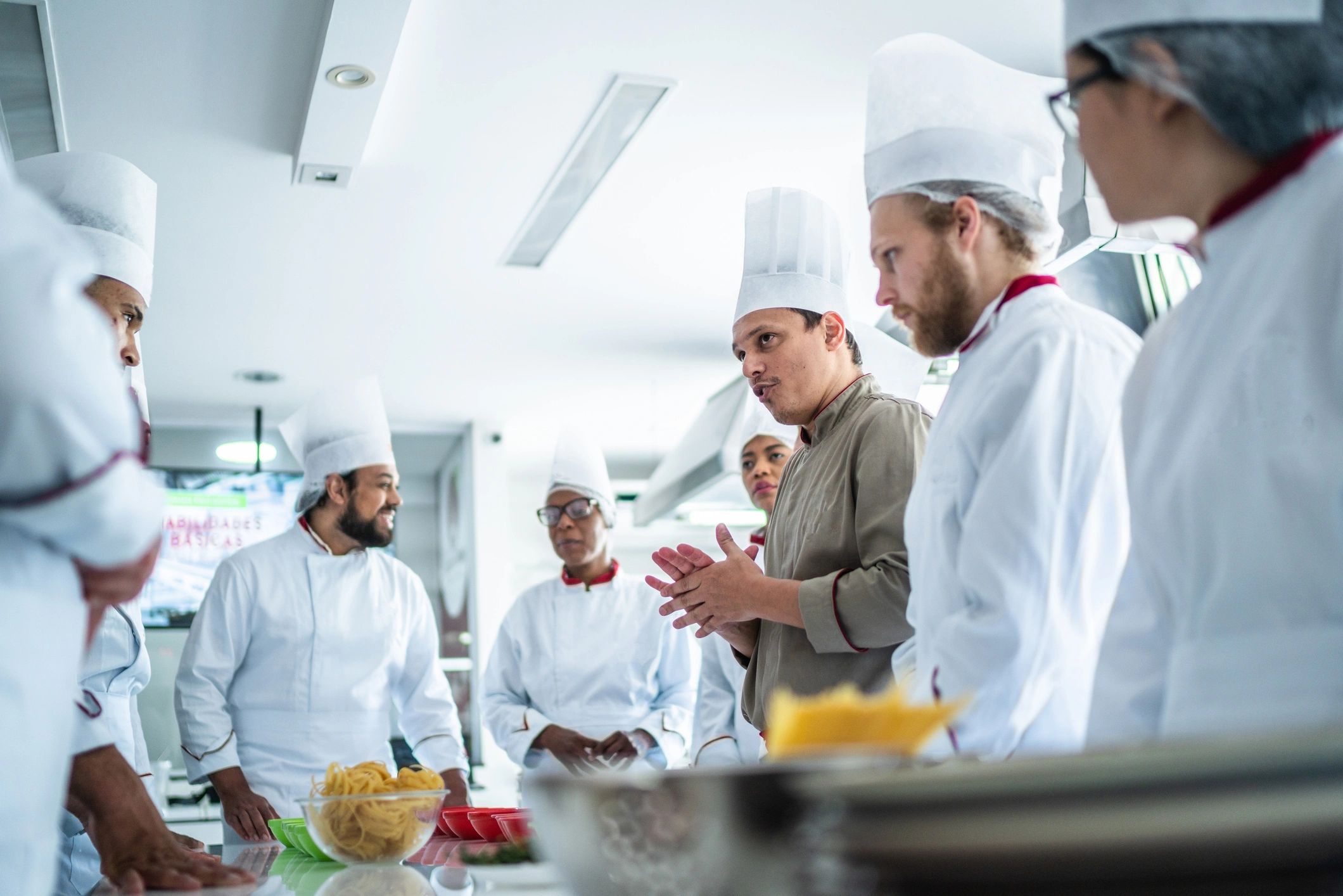 Professional leading a collaborative training session