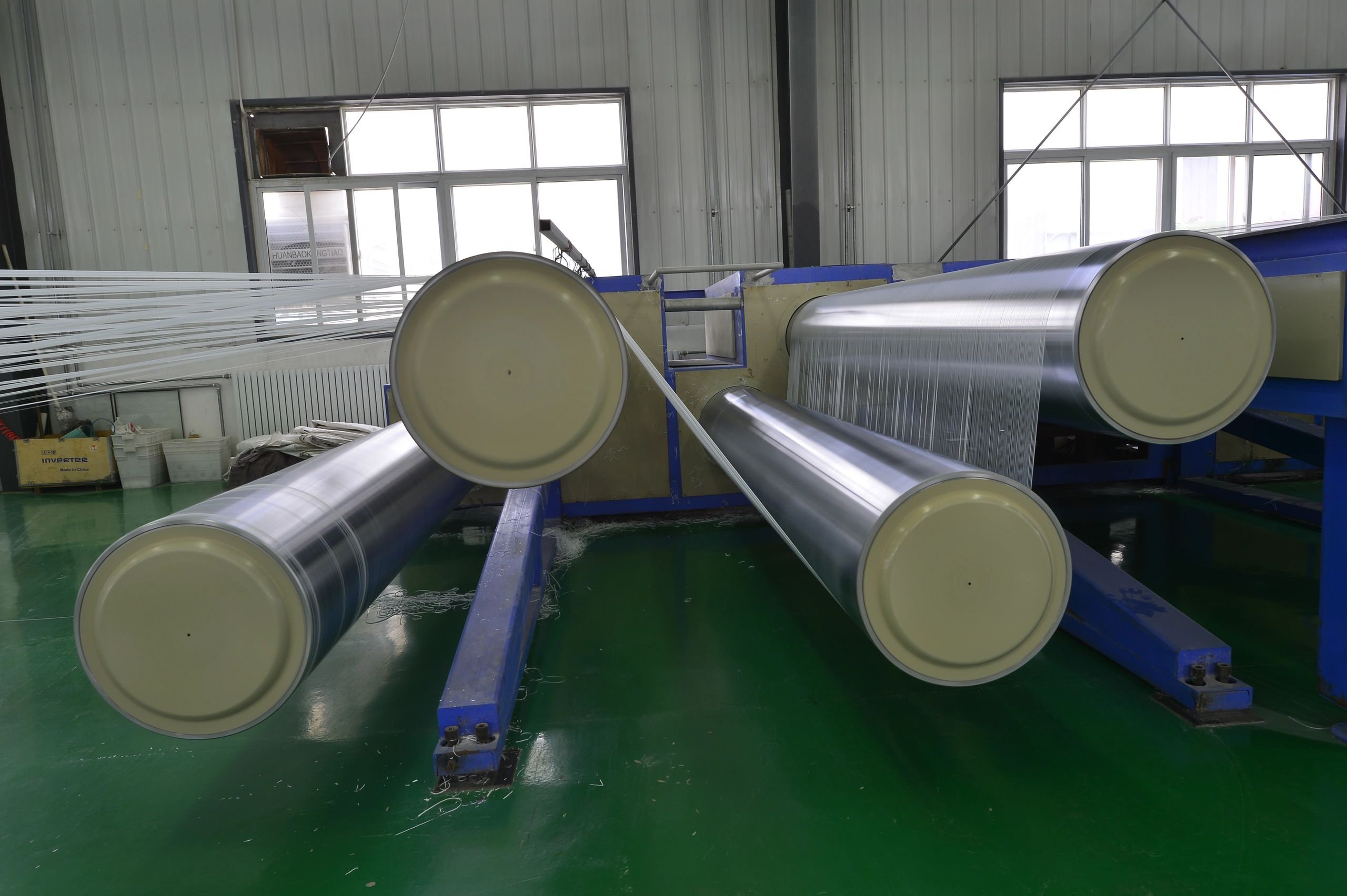 Modern beverage production line ready for commercial manufacturing